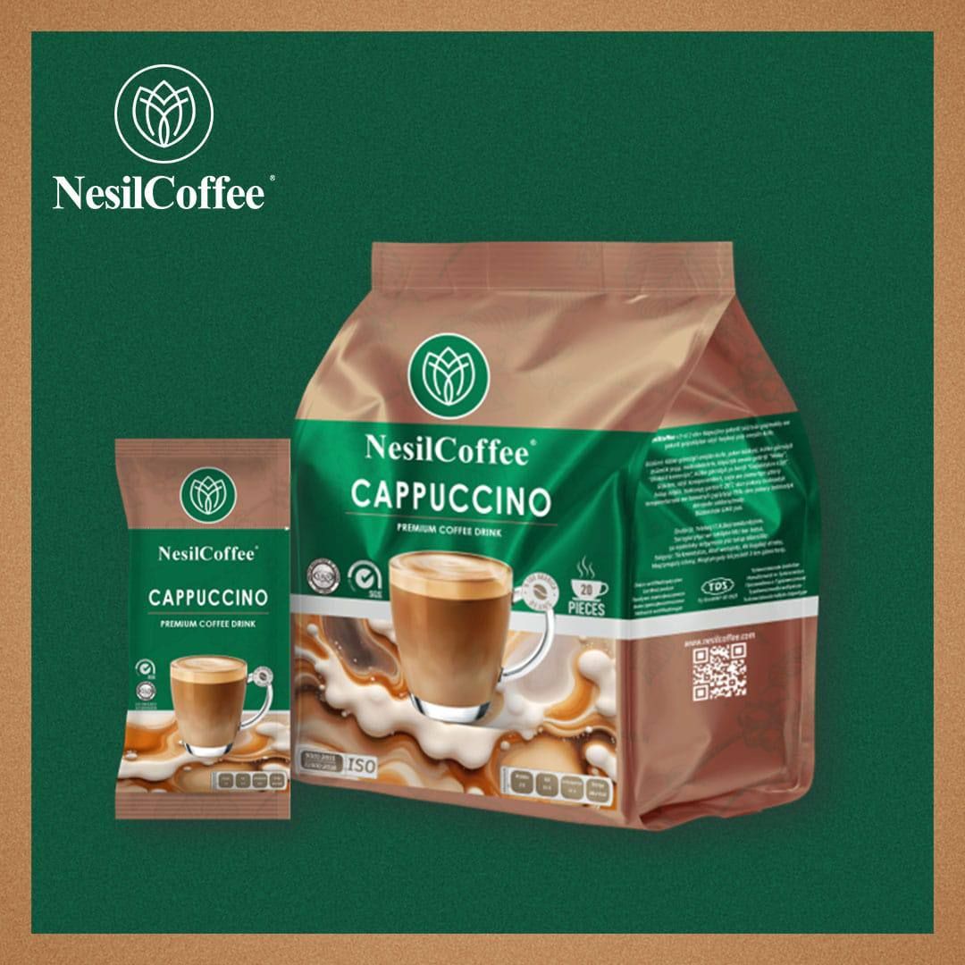 NesilCoffee Cappuccino köp paketli gaplamasy we bir paketçigi