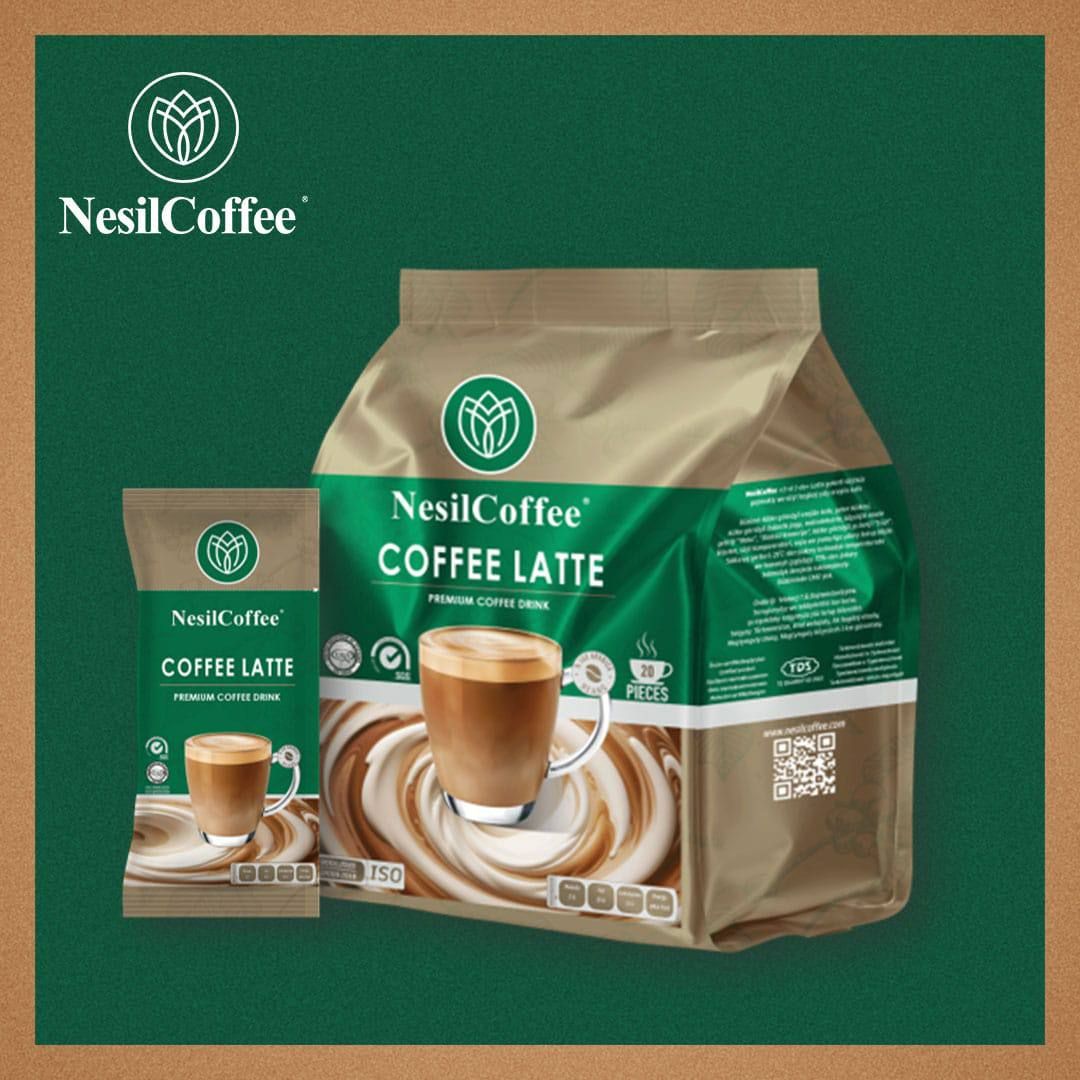 NesilCoffee Coffee Latte köp paketli gaplamasy we bir paketçigi